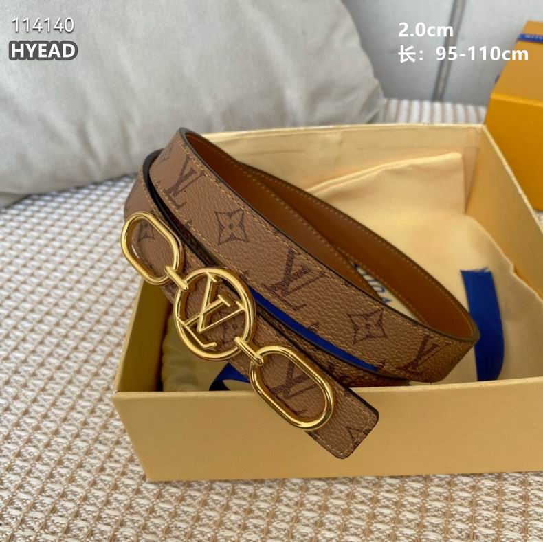 LV belt 20mmX95-110cm 8L09